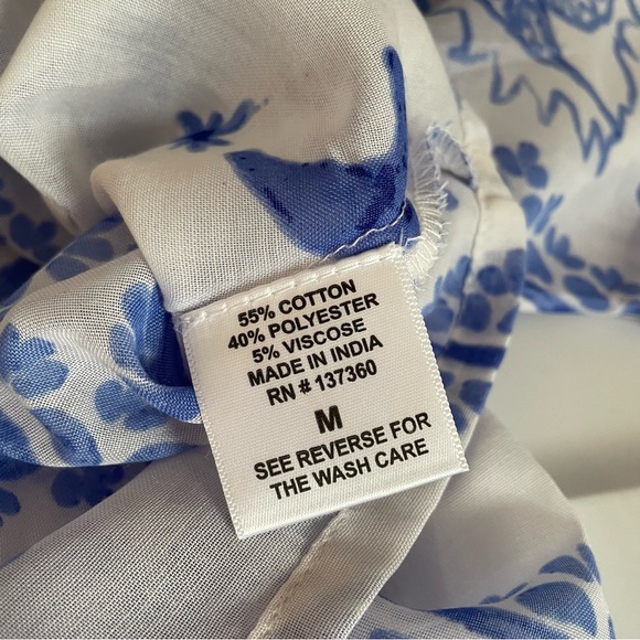 Live 4 Truth Blue Sun and Moon Print Top NWT Cropped Boxy Fit Medium Celestial - Picture 8 of 9